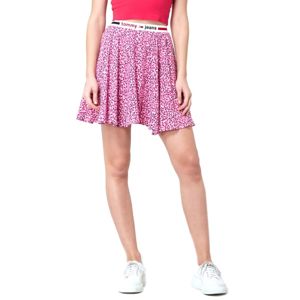 Tommy Jeans dámská růžová sukně - S (01V)